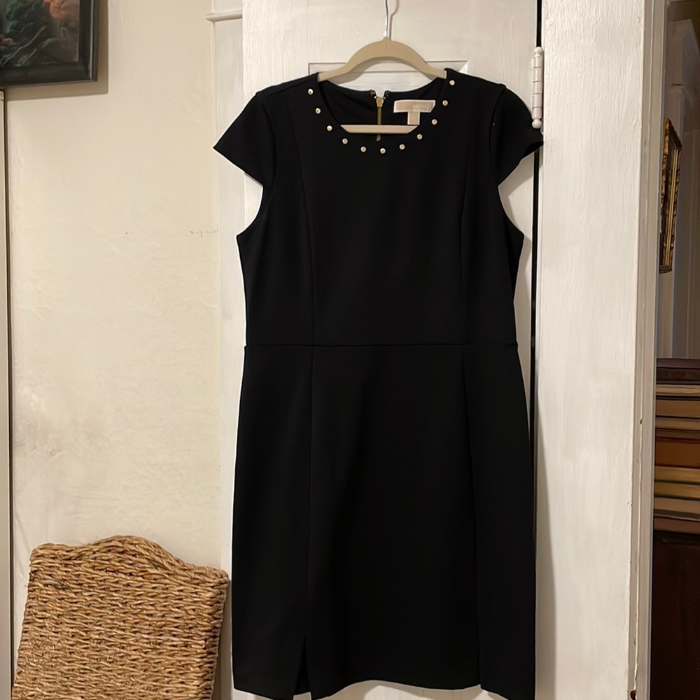 Michael Kors, gold round rivets, worn once